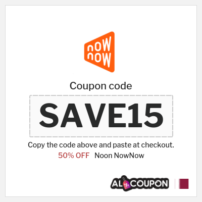 Coupon discount code for Noon NowNow Offers Up to 50%