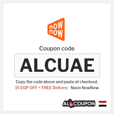Coupon discount code for Noon NowNow Offers Up to 50%