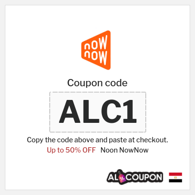 Coupon discount code for Noon NowNow Offers Up to 50%
