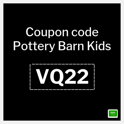 Coupon discount code for Pottery Barn Kids Exclusive 5% Coupons & Offers