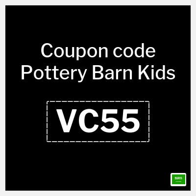 Coupon for Pottery Barn Kids (VC55) Free Shipping