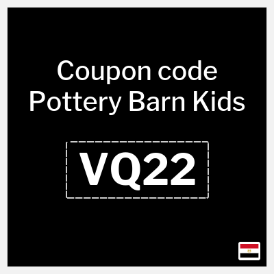 Pottery Barn Kids Coupon (VQ22) Pottery Barn kids Coupon Code 2026