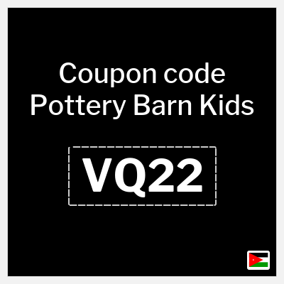 Pottery Barn Kids Coupon (VQ22) Pottery Barn kids Coupon Code 2026