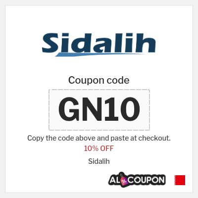 Coupon for Sidalih (GN10) 10% OFF
