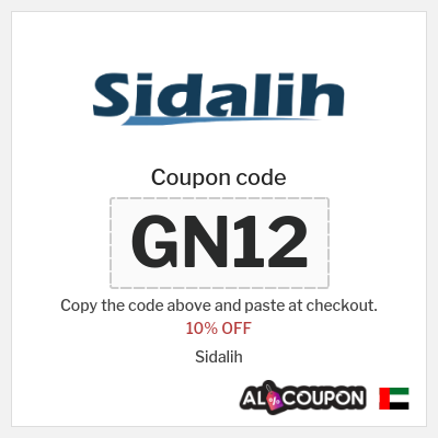 Coupon for Sidalih (GN12) 10% OFF
