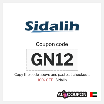Coupon for Sidalih (GN12) 10% OFF