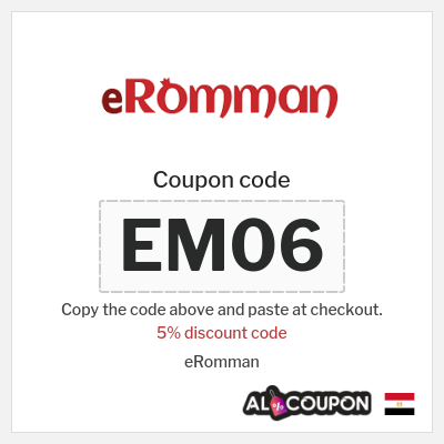 Coupon for eRomman (EM06) 5% discount code
