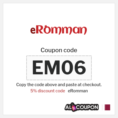 Coupon for eRomman (EM06) 5% discount code