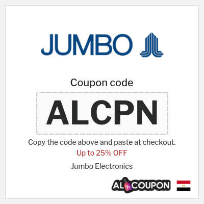 Coupon discount code for Jumbo Electronics Discount on selected items