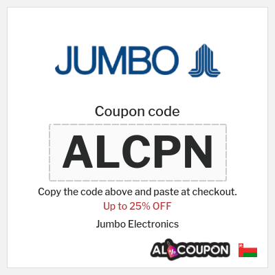 Coupon discount code for Jumbo Electronics Discount on selected items