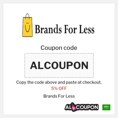 Coupon discount code for Brands For Less 5% OFF