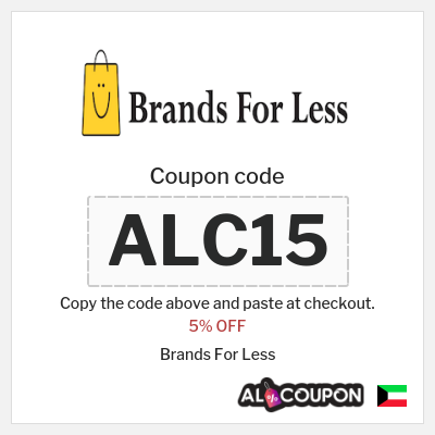 Coupon discount code for Brands For Less 5% OFF