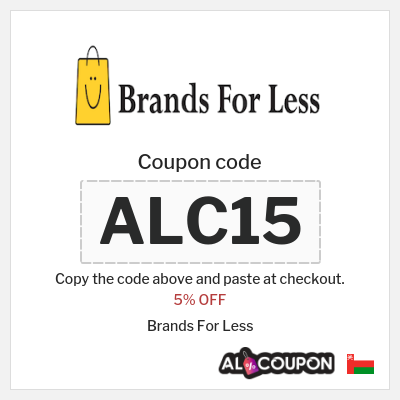 Coupon discount code for Brands For Less 5% OFF