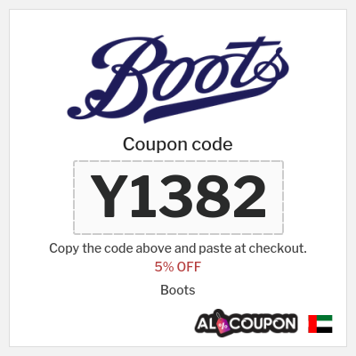 Coupon for Boots (Y1382) 5% OFF