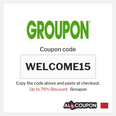 Coupon discount code for Groupon 15% Off