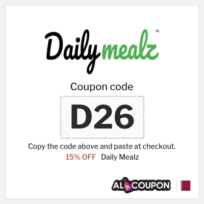 Coupon discount code for Daily Mealz 15% OFF