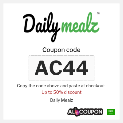 Coupon for Daily Mealz (AC44) Up to 50% discount