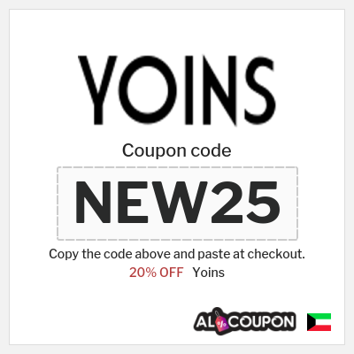 Coupon for Yoins (NEW25) 20% OFF