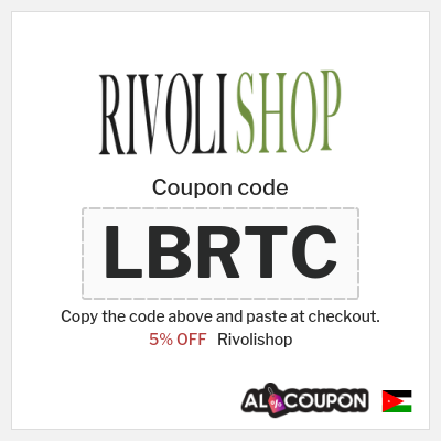 Coupon discount code for Rivolishop 5% OFF