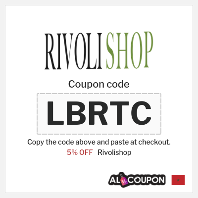 Coupon discount code for Rivolishop 5% OFF