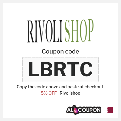 Coupon for Rivolishop (LBRTC) 5% OFF