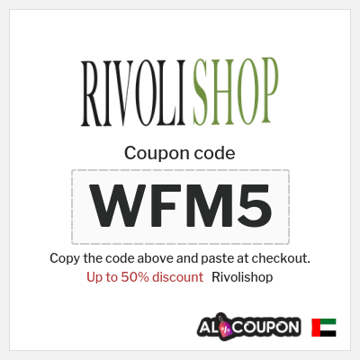 Coupon for Rivolishop (WFM5) Up to 50% discount