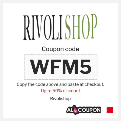 Coupon for Rivolishop (WFM5) Up to 50% discount
