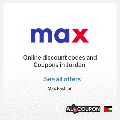 Coupon discount code for Max Fashion 10% Exclusive Coupon