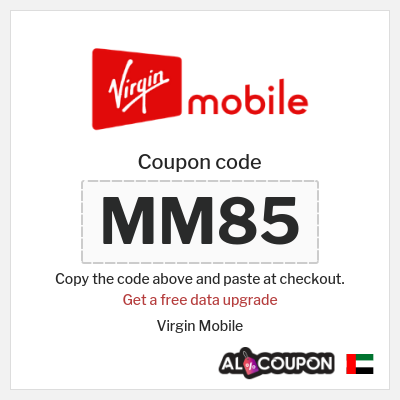 Coupon discount code for Virgin Mobile Free Data Upgrade