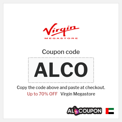 Coupon for Virgin Megastore (ALCO) Up to 70% OFF