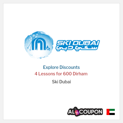 Sale for Ski Dubai 4 Lessons for 600 Dirham 