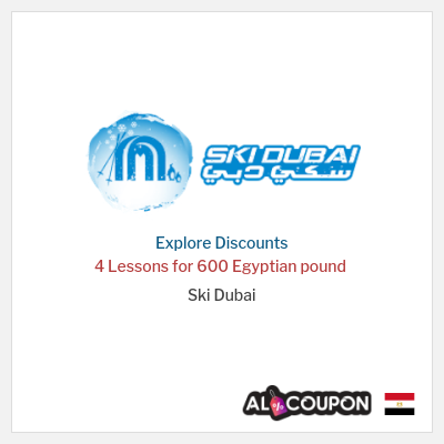 Sale for Ski Dubai 4 Lessons for 600 Egyptian pound 
