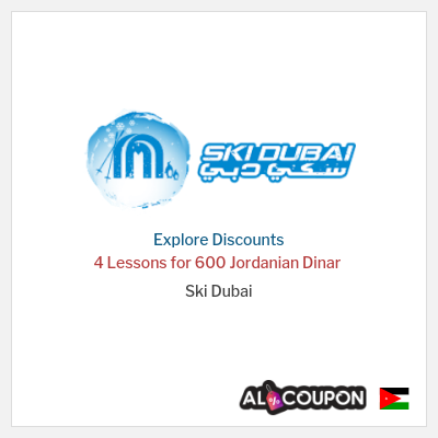 Sale for Ski Dubai 4 Lessons for 600 Jordanian Dinar 