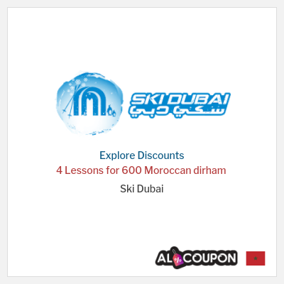 Sale for Ski Dubai 4 Lessons for 600 Moroccan dirham 