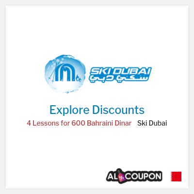 Sale for Ski Dubai 4 Lessons for 600 Bahraini Dinar 