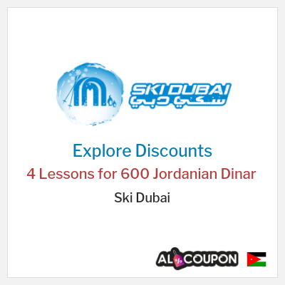 Sale for Ski Dubai 4 Lessons for 600 Jordanian Dinar 