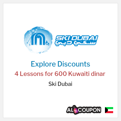 Sale for Ski Dubai 4 Lessons for 600 Kuwaiti dinar 