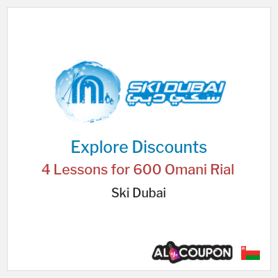 Sale for Ski Dubai 4 Lessons for 600 Omani Rial 