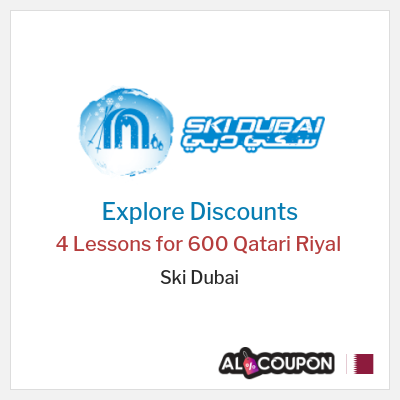 Sale for Ski Dubai 4 Lessons for 600 Qatari Riyal 