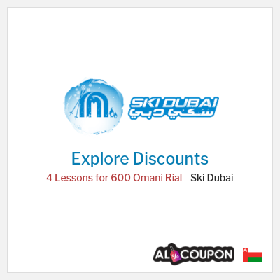 Sale for Ski Dubai 4 Lessons for 600 Omani Rial 