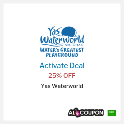 Special Deal for Yas Waterworld 25% OFF