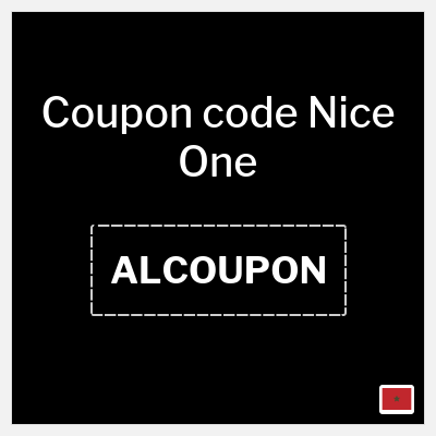 Coupon discount code for Nice One 100% Exclusive Coupons & Promo Codes