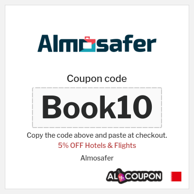 Coupon discount code for Almosafer Flights + Hotels Deals