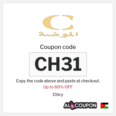 Coupon discount code for Chicy 15% OFF