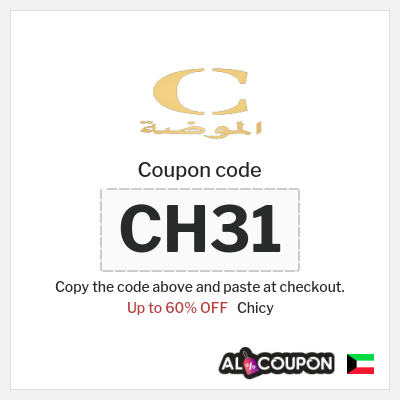 Coupon discount code for Chicy 15% OFF