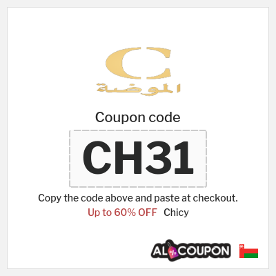 Coupon for Chicy (CH31) Up to 60% OFF