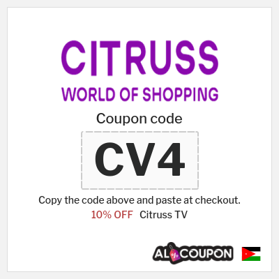 Coupon discount code for Citruss TV 10% OFF