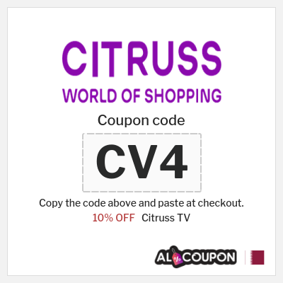 Coupon discount code for Citruss TV 10% OFF