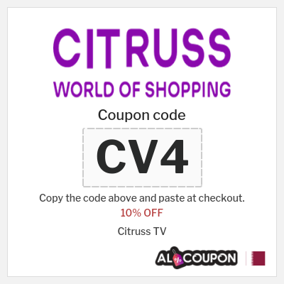 Coupon for Citruss TV (CV4) 10% OFF