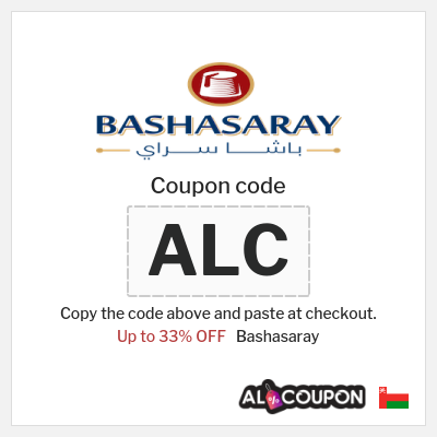 Coupon for Bashasaray (ALC) Up to 33% OFF